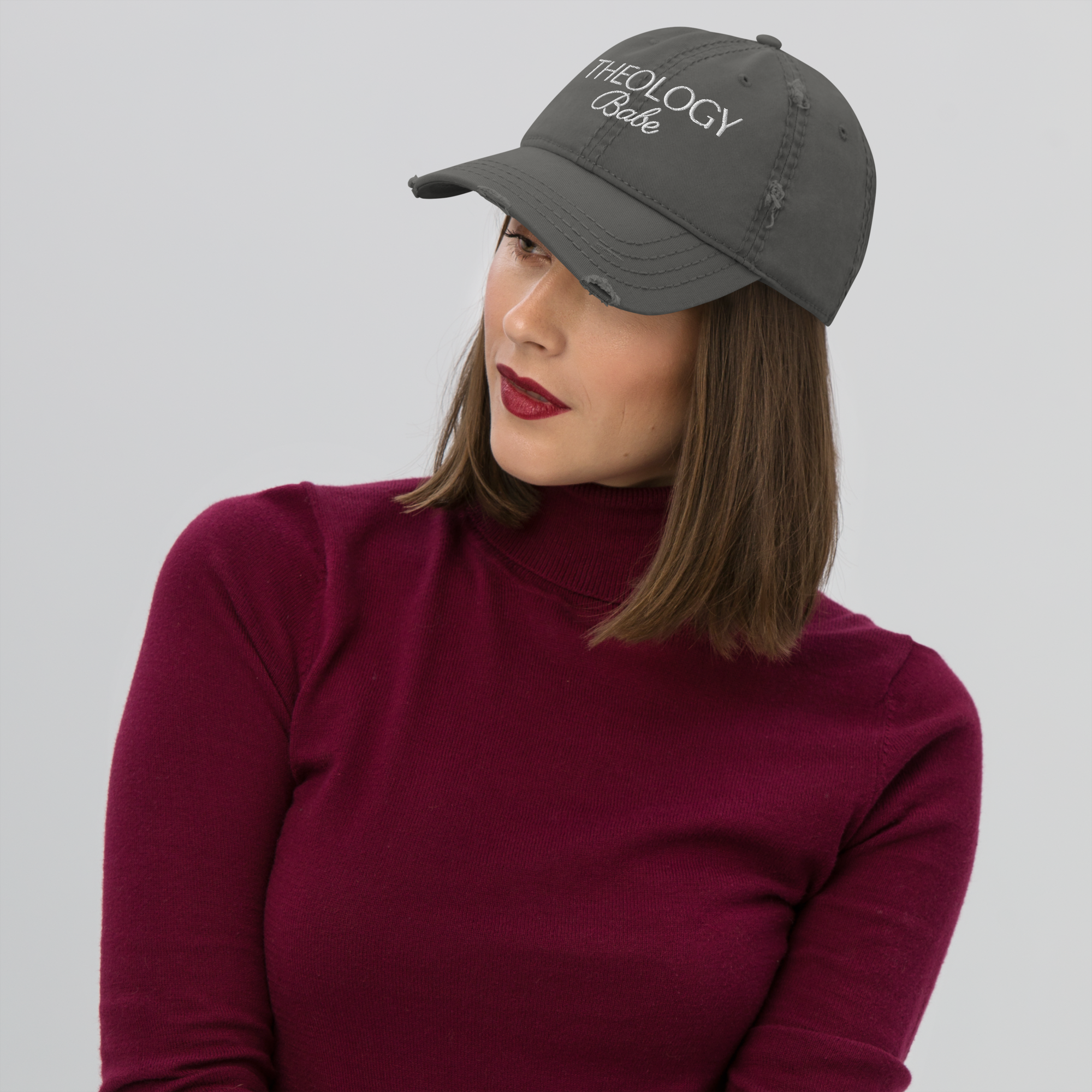 The Distressed Theology Babe Hat