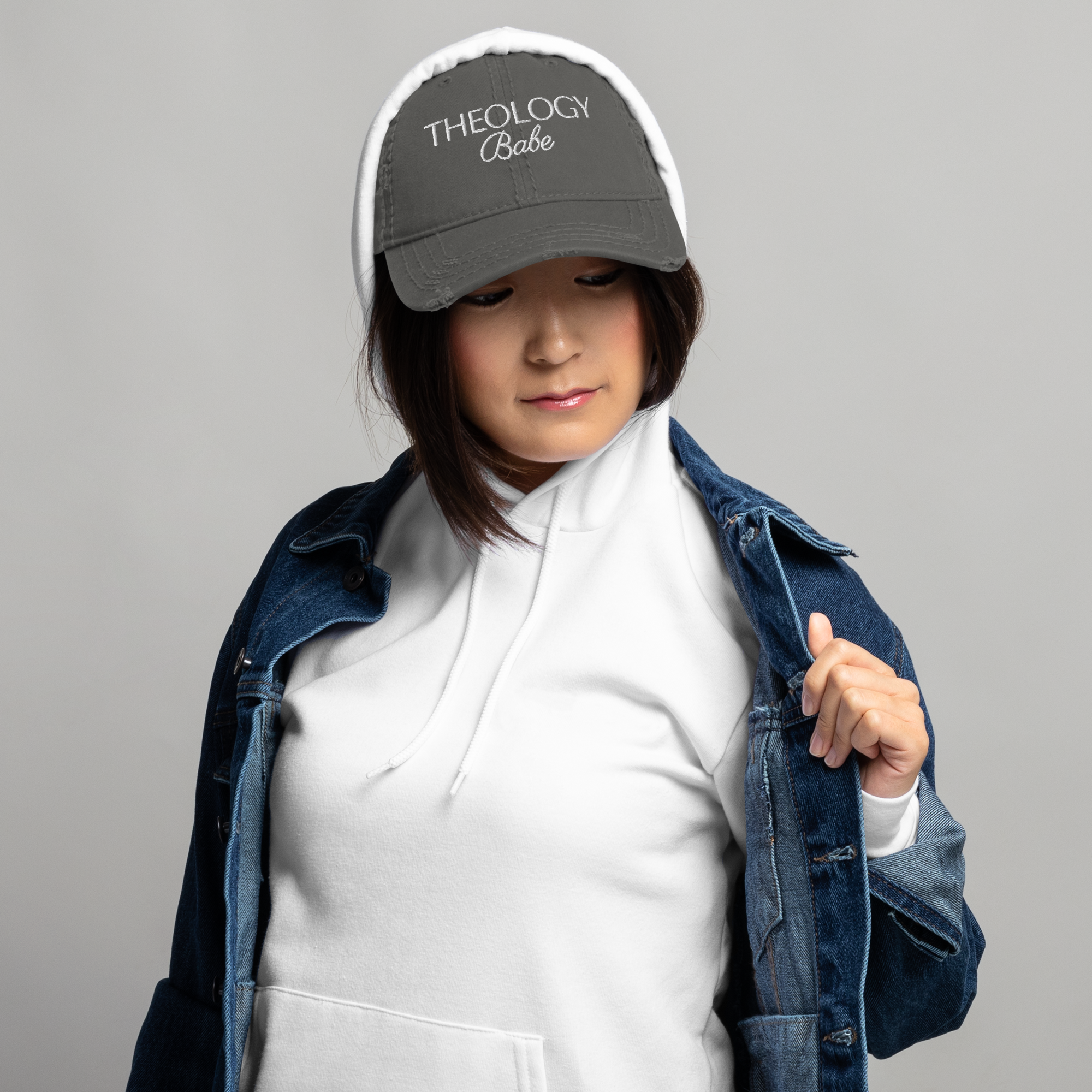 The Distressed Theology Babe Hat