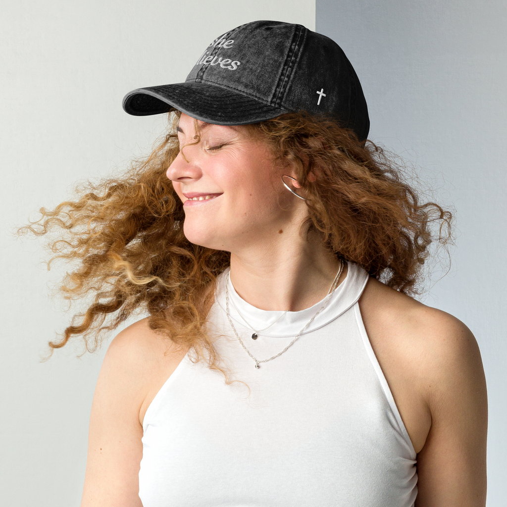 The Vintage She Believes Hat