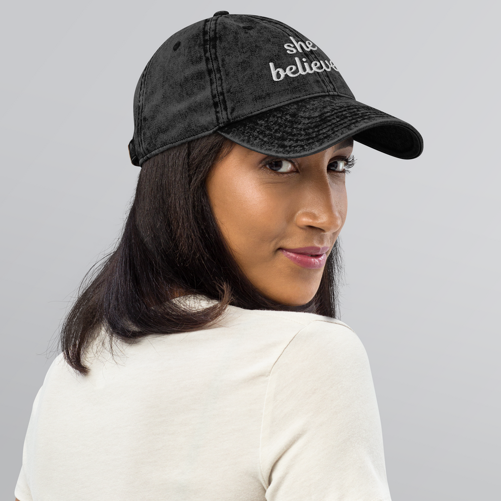 The Vintage She Believes Hat