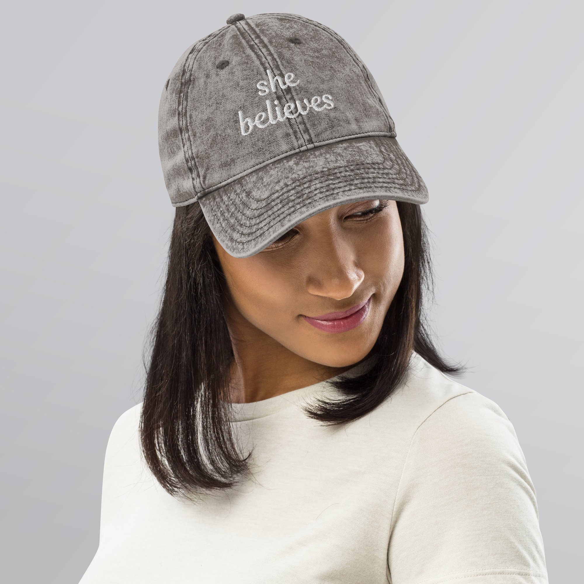 The Vintage She Believes Hat