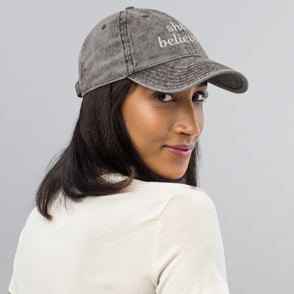 The Vintage She Believes Hat