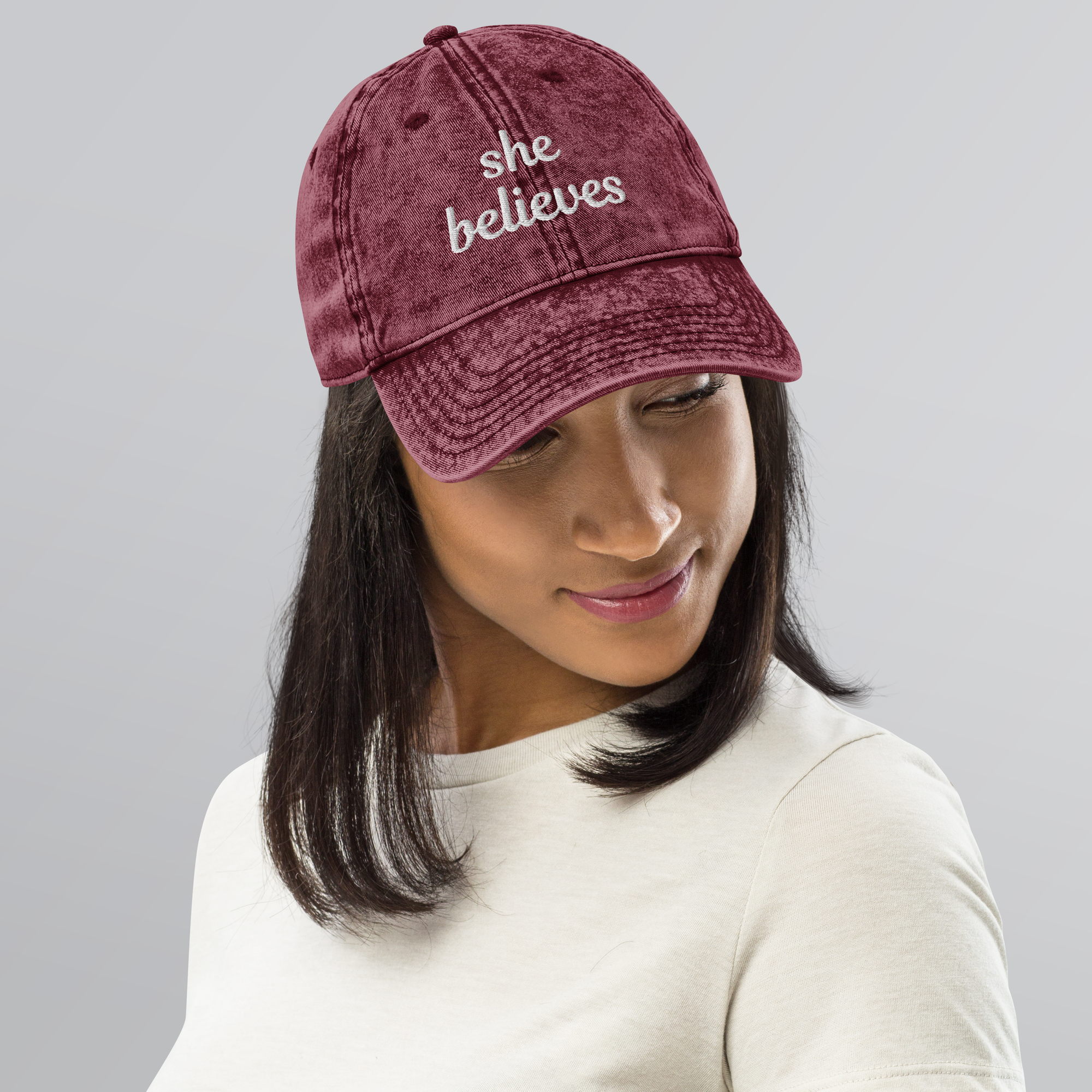 The Vintage She Believes Hat