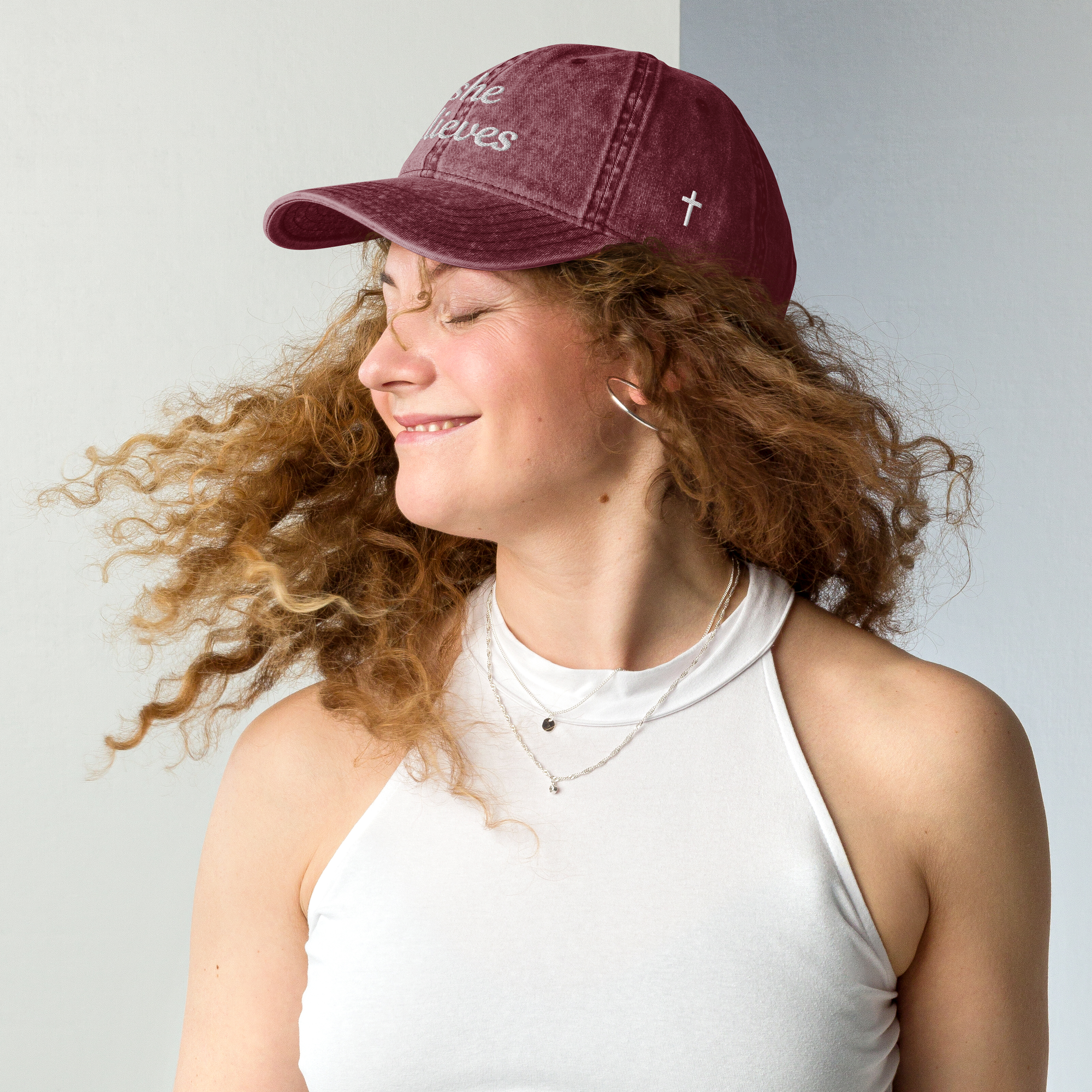 The Vintage She Believes Hat