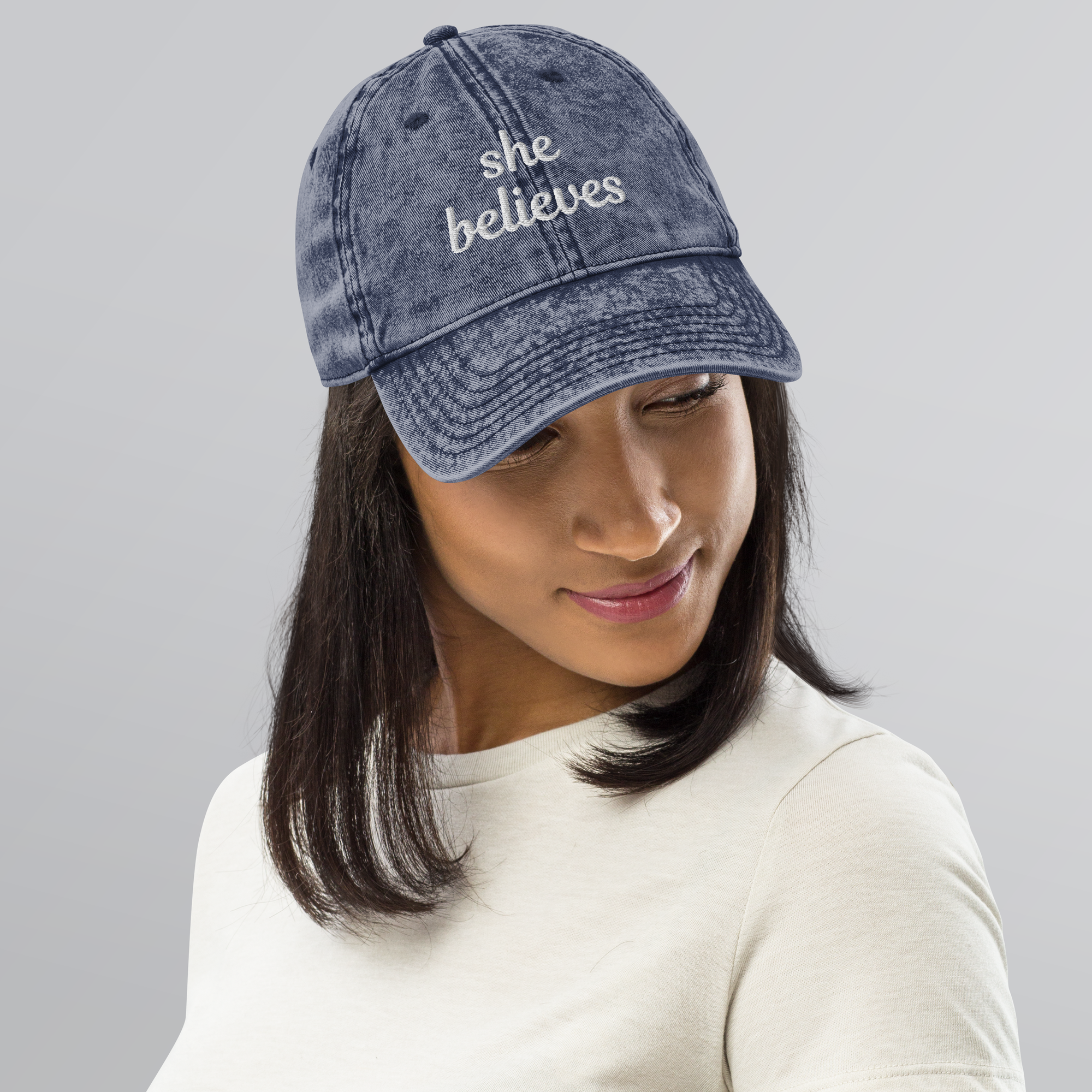 The Vintage She Believes Hat