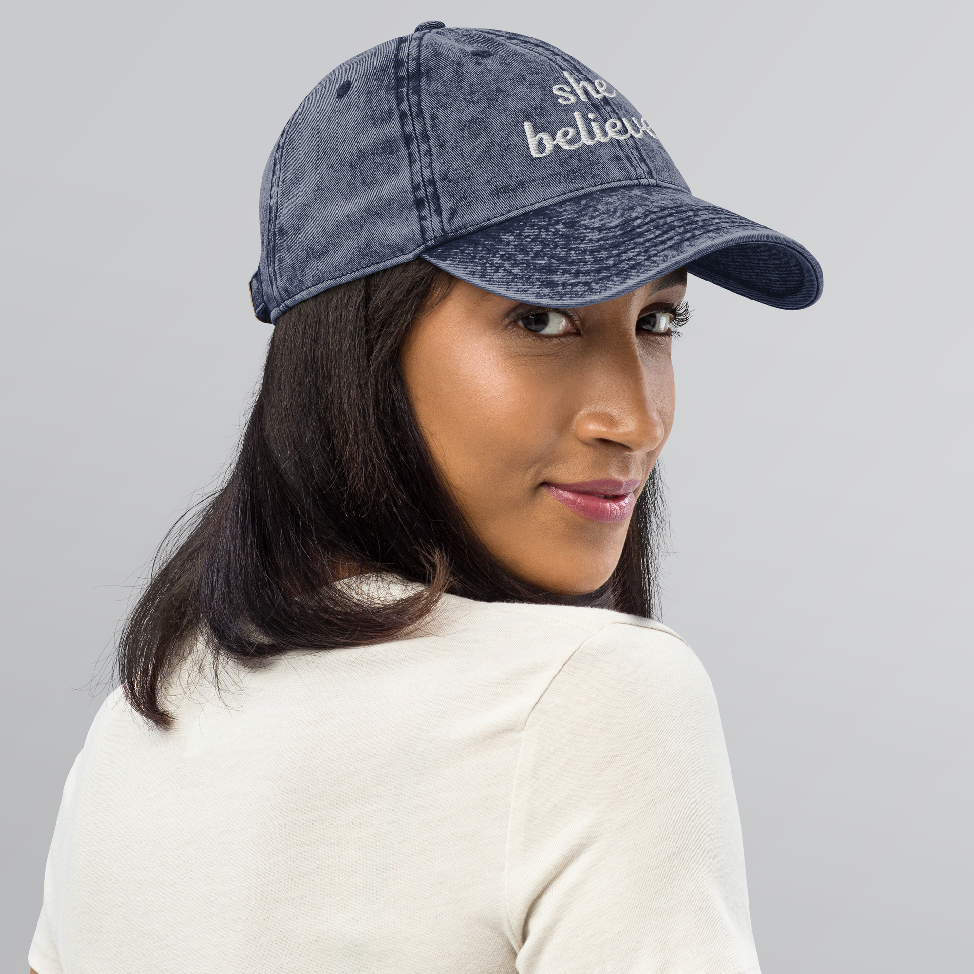 The Vintage She Believes Hat